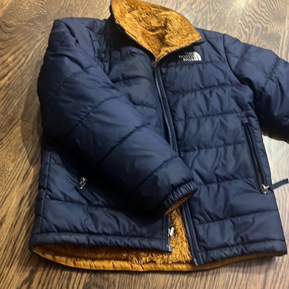 Boys North Face reversible coat